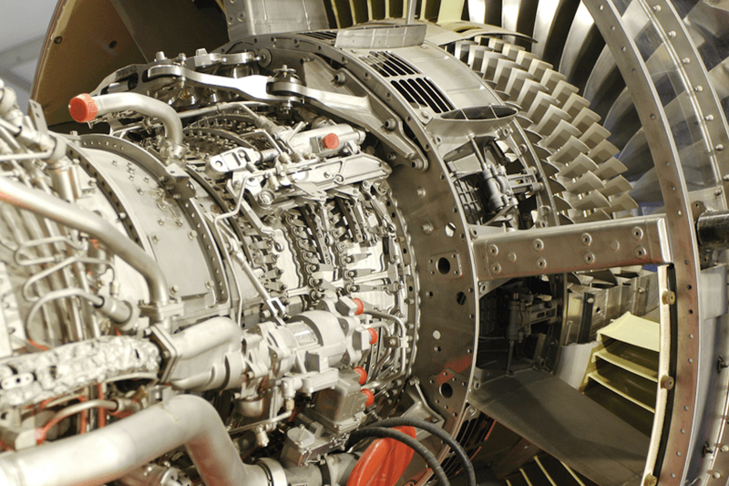 Engine and gearbox