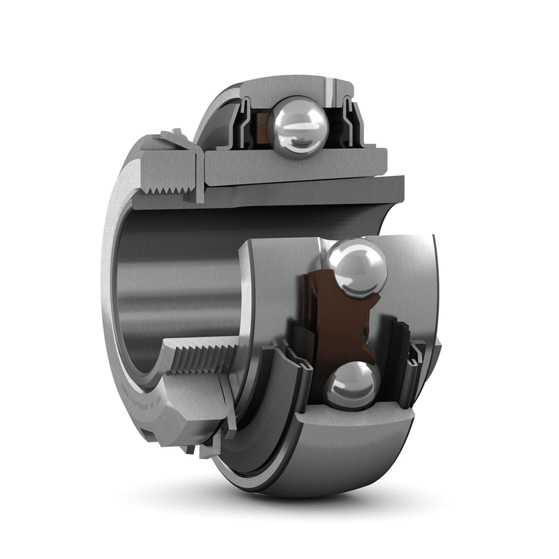 Outer spherical bearing with conical hole