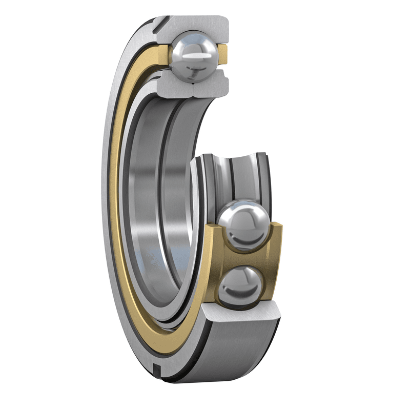 Four-point contact ball bearing