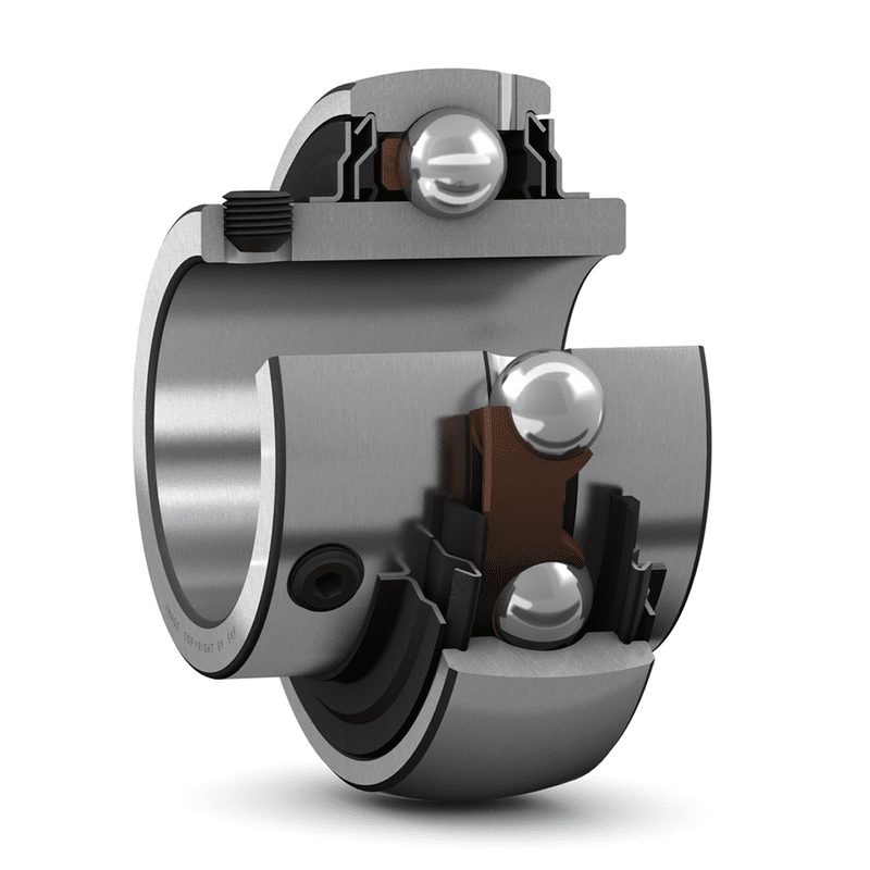 Lock with a set (countersunk) screw