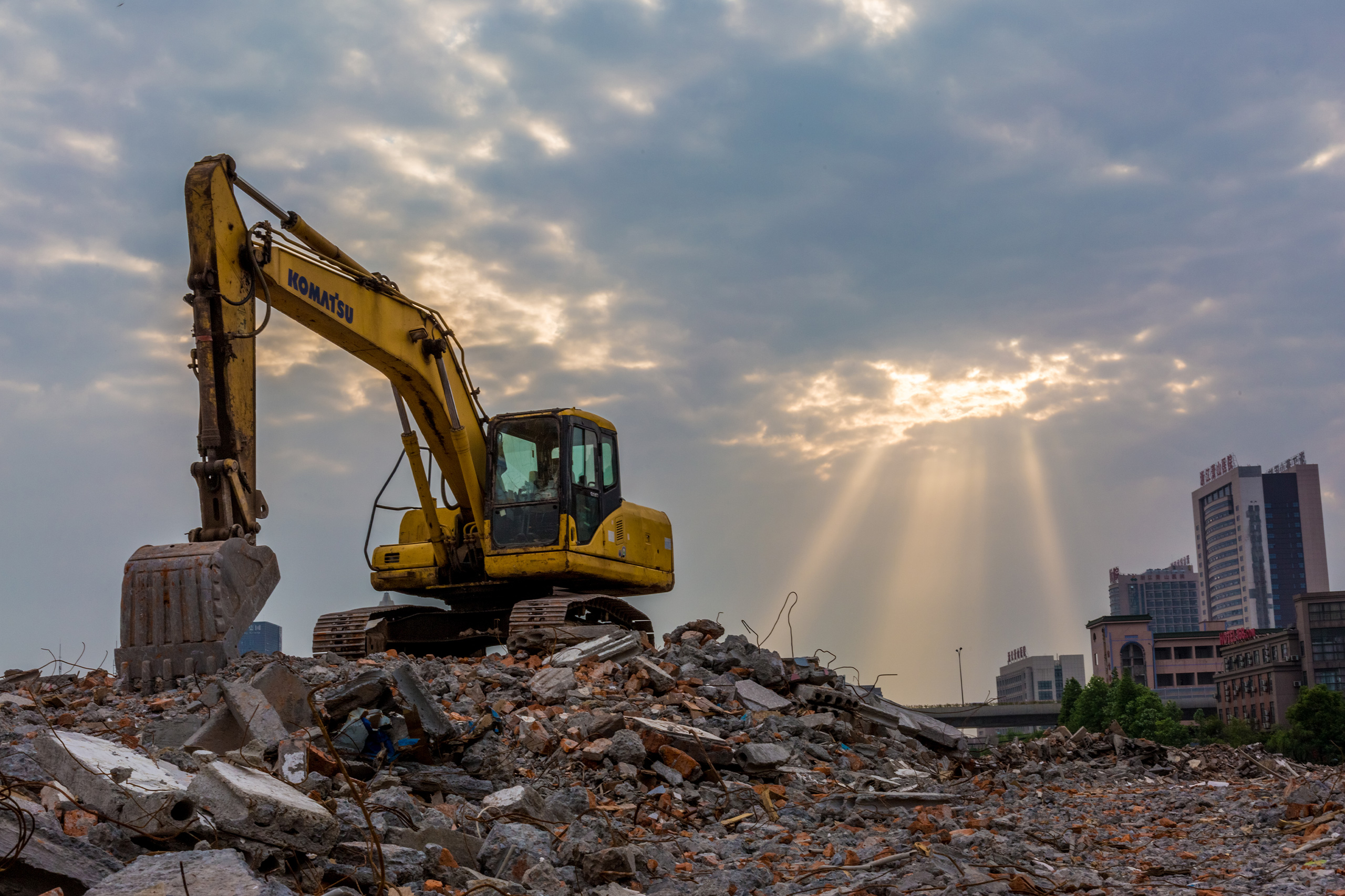 Caterpillar excavator